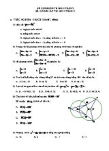 Đề cương ôn thi học kì 2 môn Toán Lớp 9